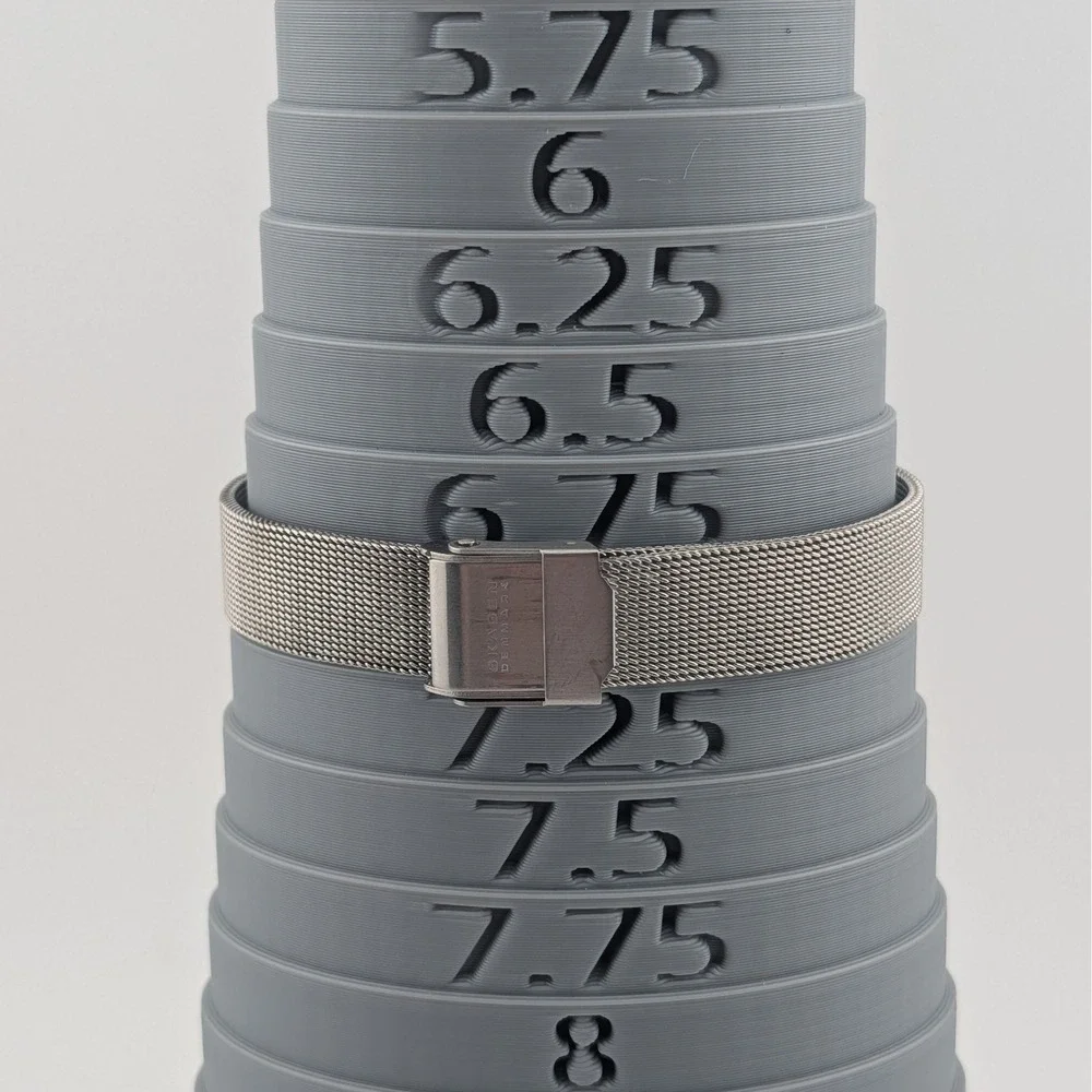 Skagen Denmark Nicoline Crystal Marker Dial Mesh Bracelet‎ Minimalist Watch SS